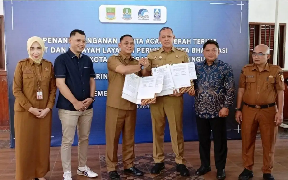 Plt. Bupati Bekasi dan Wali Kota Bekasi Tuntaskan Pemisahan Aset, Layanan Perumda Tirta Bhagasasi Resmi Beralih ke Tirta Patriot
