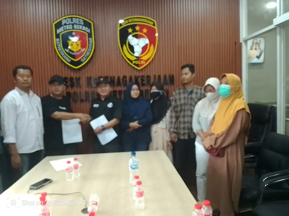 KASUS PENGUSAHA LIMBAH DI BWI 2, KESEPAKATAN BERSAMA DITANDATANGANI DI POLRES METRO BEKASI