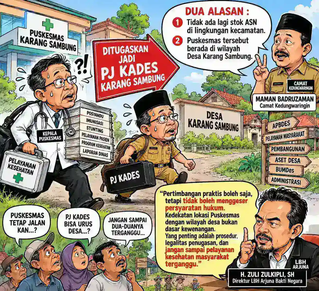 Pj Kades Karangsambung dari Kepala Puskesmas, Camat Ungkap Dua Alasan