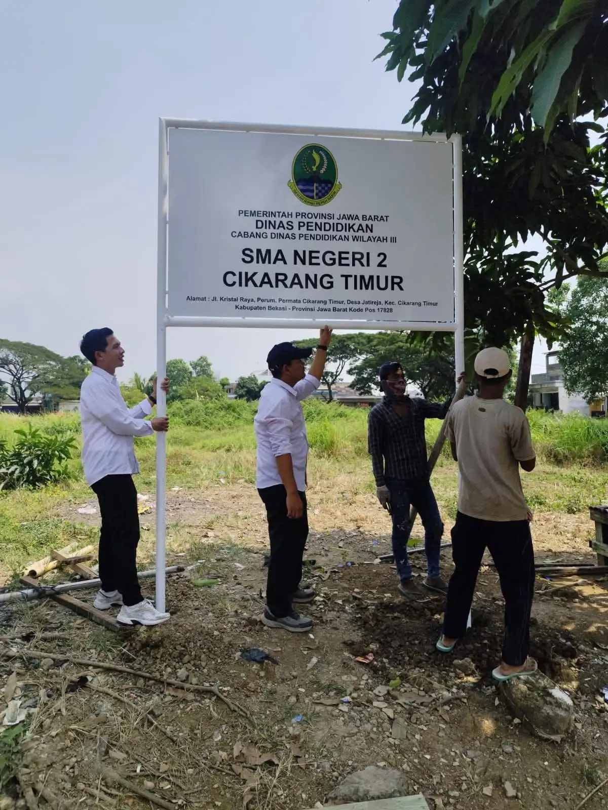 SMA Negeri 2 Cikarang Timur berdiri 