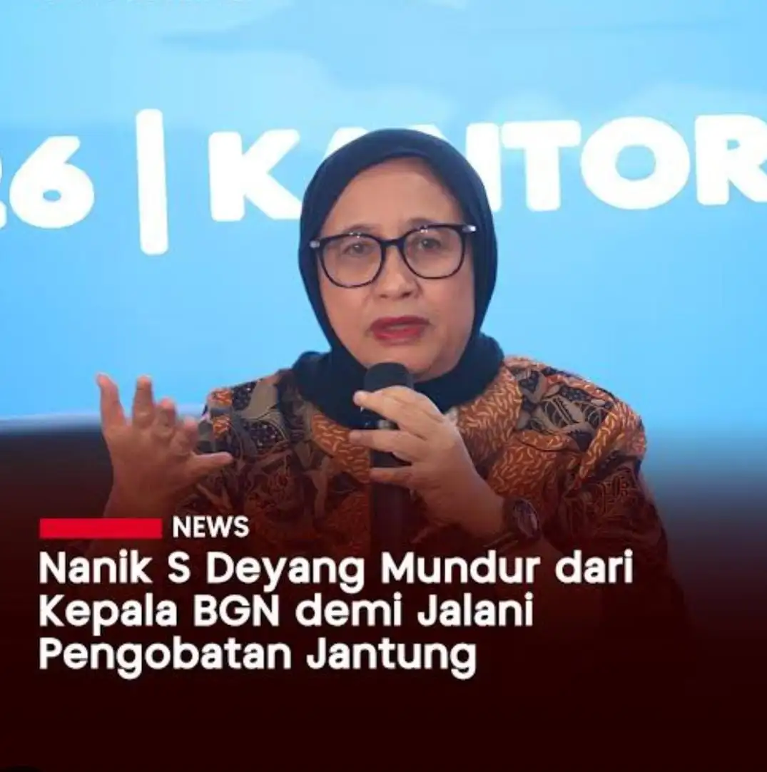 Kepala BGN mundur ada apa ?