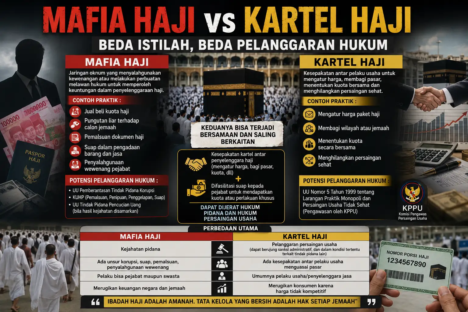 Mafia Haji atau Kartel Haji? Publik Diminta Memahami Perbedaan Agar Penegakan Hukum Tepat Sasaran