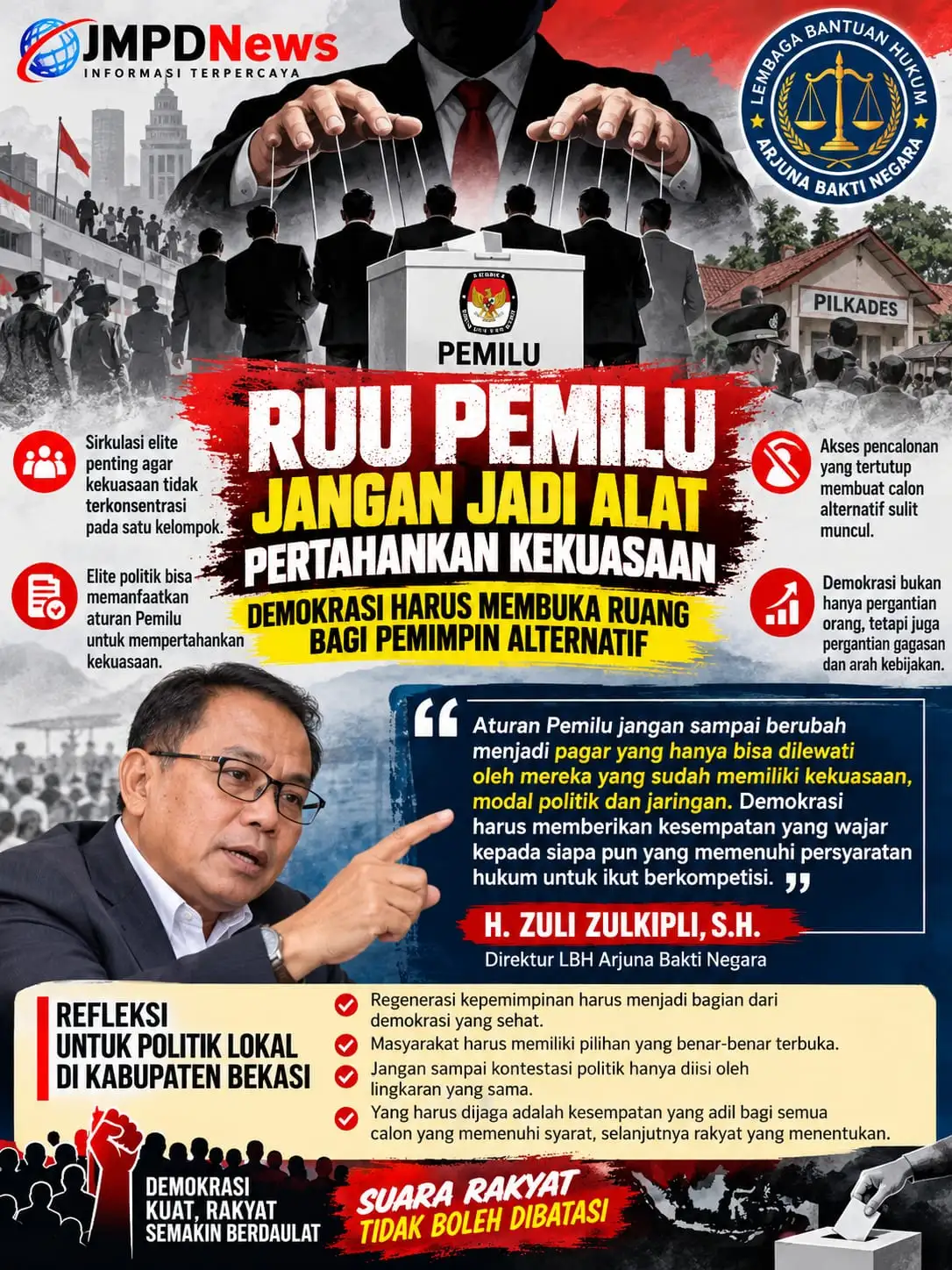 RUU PEMILU DAN SIRKULASI KEKUASAAN: JANGAN SAMPAI POLITIK LOKAL TERJEBAK DI LINGKARAN ELITE