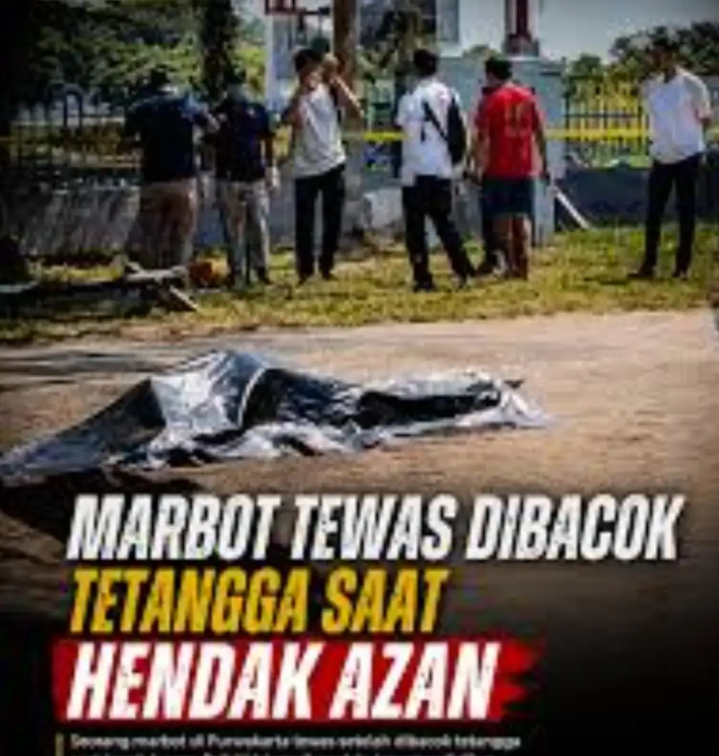 IRONI DI RUMAH ALLAH: HENDAK KUMANDANGKAN AZAN, MARBOT MASJID DI PURWAKARTA TEWAS DIBACOK