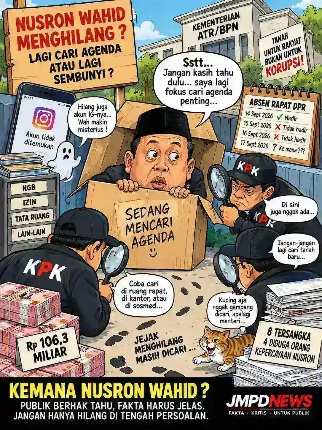 NUSRON WAHID “MENGHILANG”? INI FAKTA TERBARUNYA