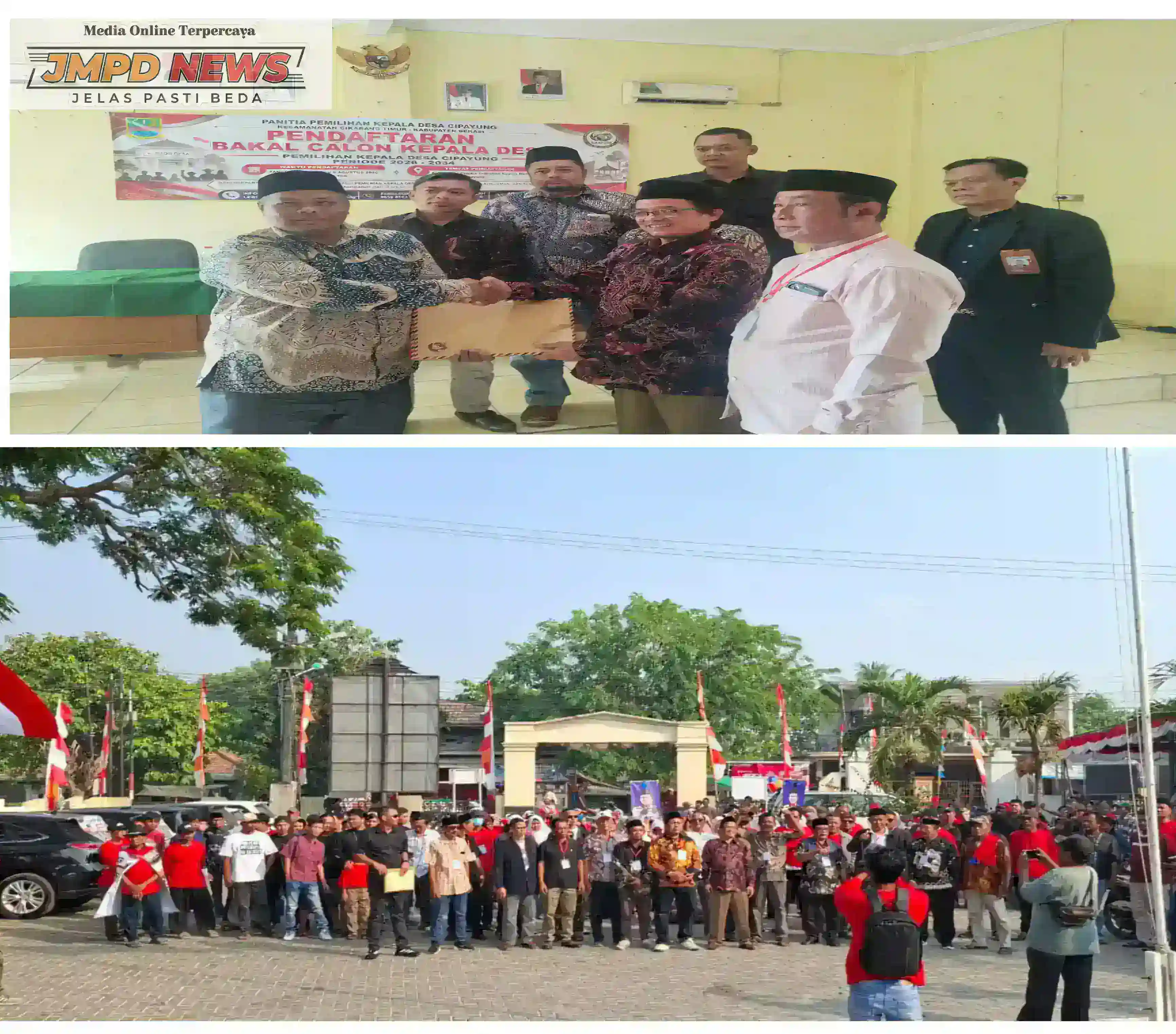 H. UMAR AGUSTIAR RESMI MENDAFTARKAN DIRI SEBAGAI BAKAL CALON KEPALA DESA CIPAYUNG 2026–2034, DIANTAR PARA PENDUKUNG, SIMPATISAN, DAN TOKOH MASYARAKAT