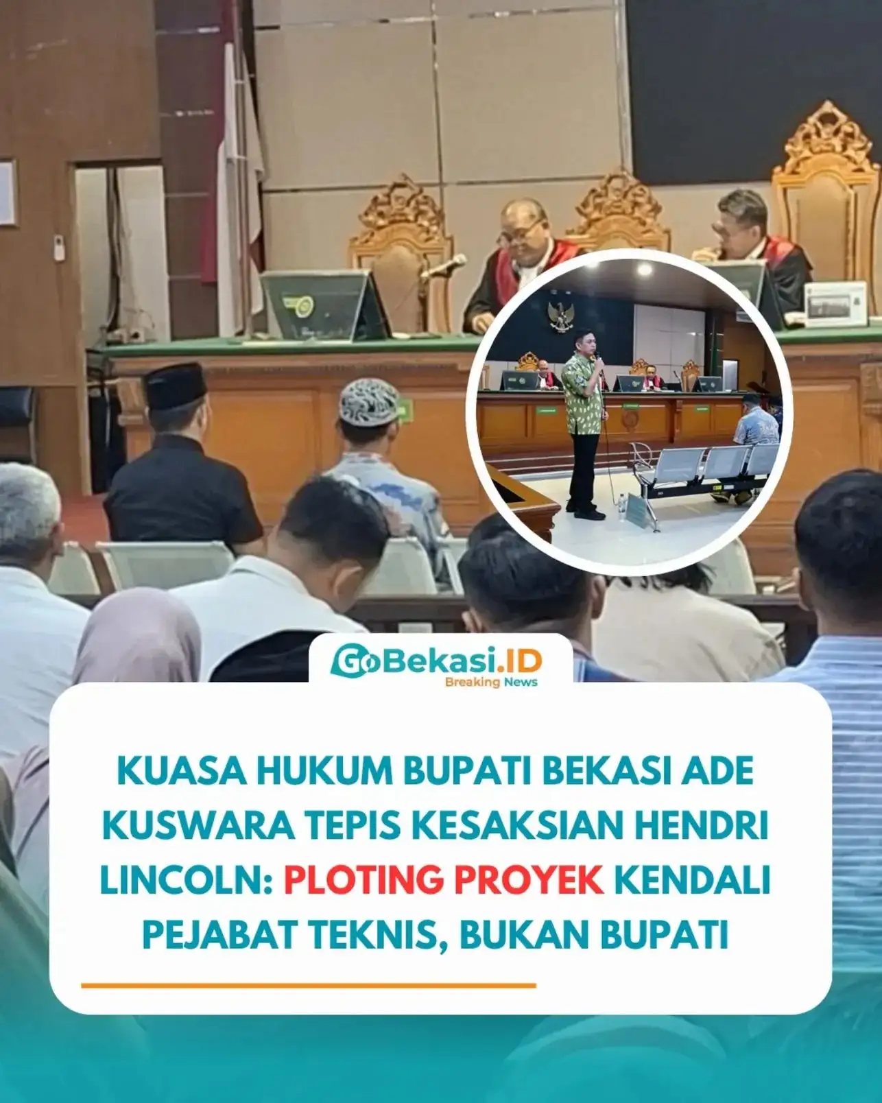 Ploting Proyek oleh Kepala Dinas