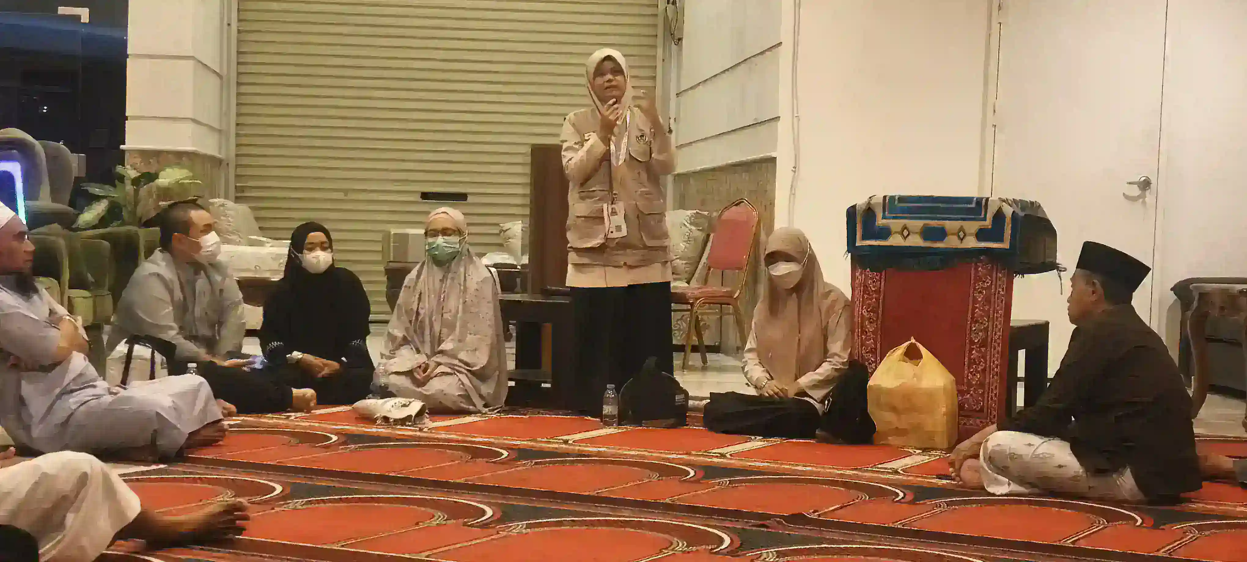 PPIH Makkah Gelar Sosialisasi dan Advokasi Kesehatan bagi Jamaah Haji Kloter 38