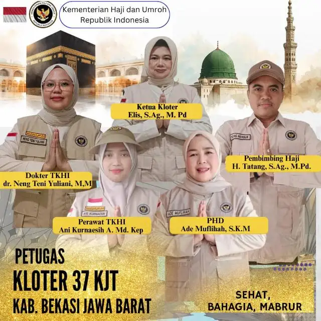 KLOTER KJT 37 ASAL KABUPATEN BEKASI BERGESER KE MADINAH, 441 JAMAAH DALAM KONDISI TERPANTAU