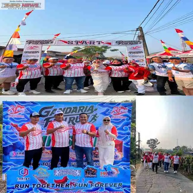 Antusiasme Gandaria Fun Run Season 1  Dimeriahkan Jajaran Desa Cipayung, Kecamatan Cikarang Timur, dan BPD