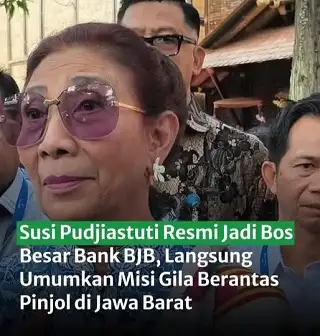 Gebrakan Dedi Mulyadi: Susi Pudjiastuti Duduki Kursi Panas Bank BJB, Siap “Sikat” Pinjol Ilegal