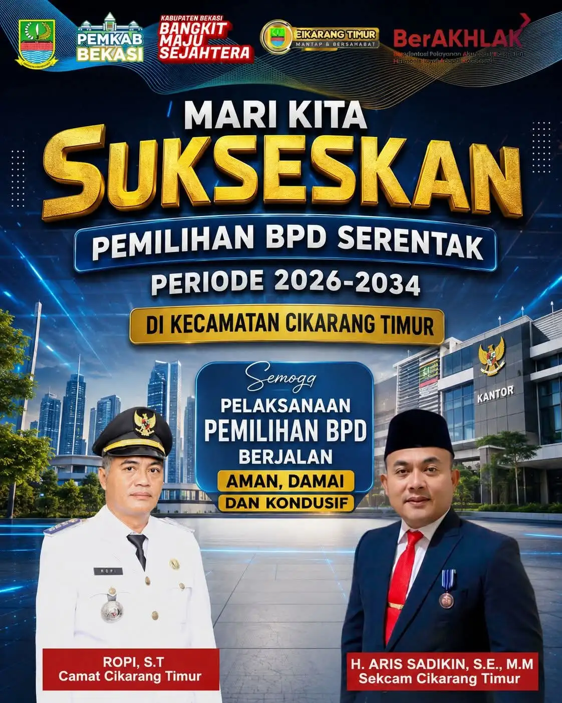 Pemilihan BPD Serentak di Cikarang Timur Jadi Momentum Penguatan Demokrasi Desa