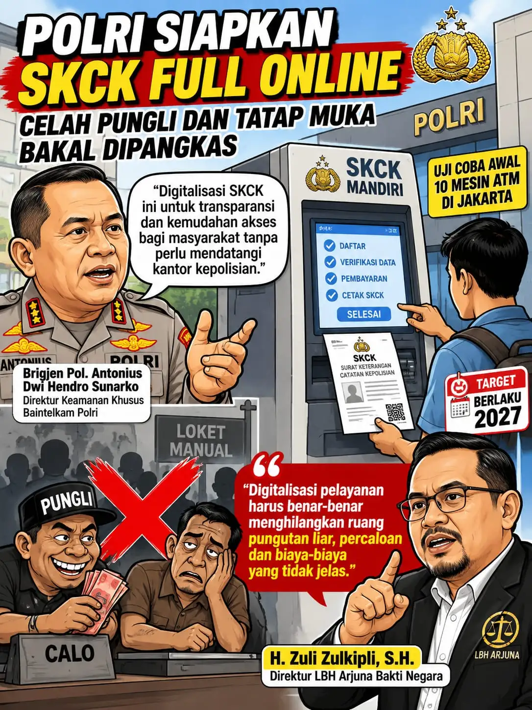 Polri Siapkan SKCK Full Online, Celah Pungli dan Tatap Muka Bakal Dipangkas