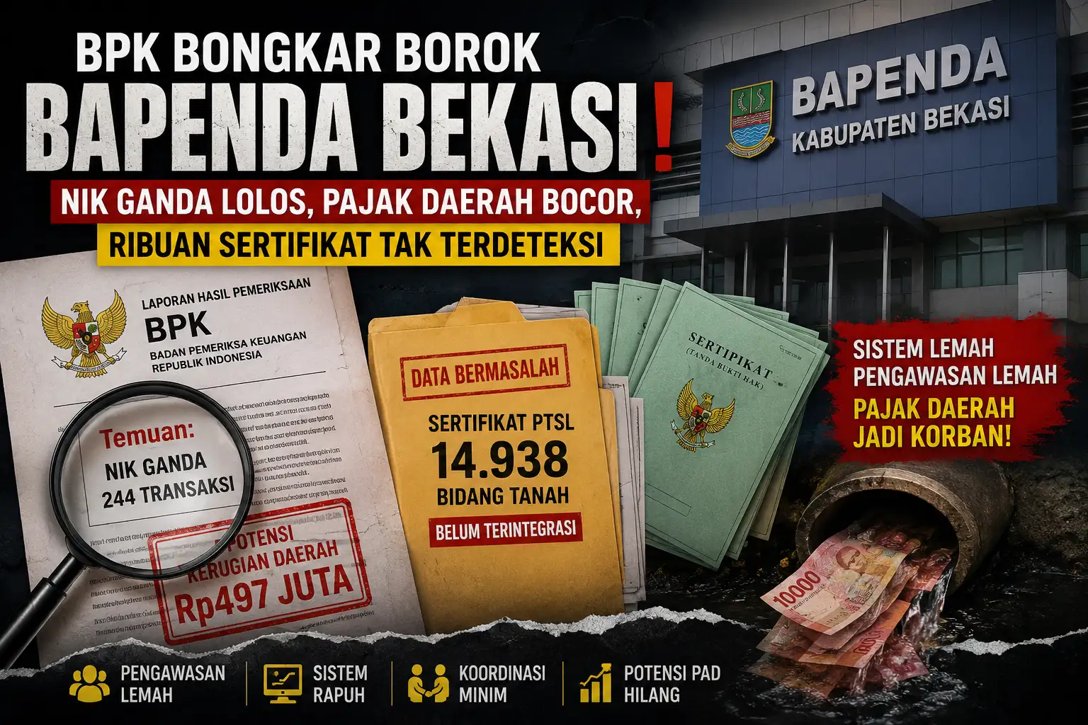 Ada apa Dengan Bapenda kabupaten Bekasi 
