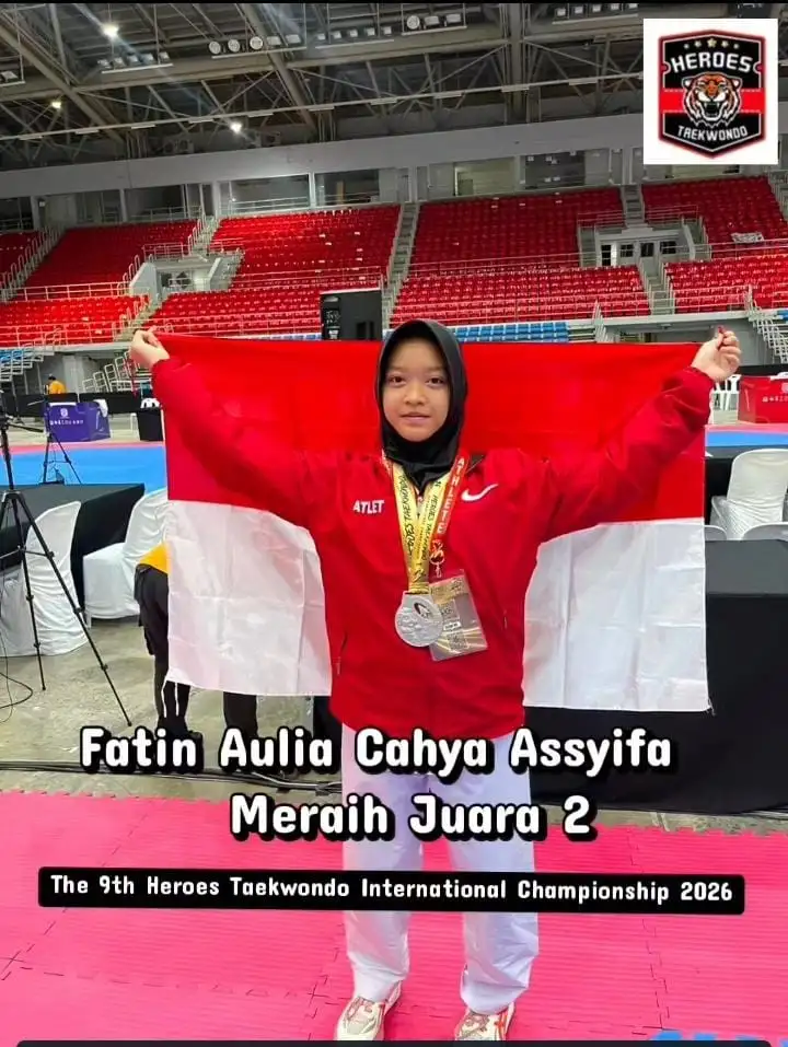 Siswi SMPN 2 Cikarang Timur Harumkan Nama Indonesia, Raih Juara 2 di Kejuaraan Taekwondo Internasional