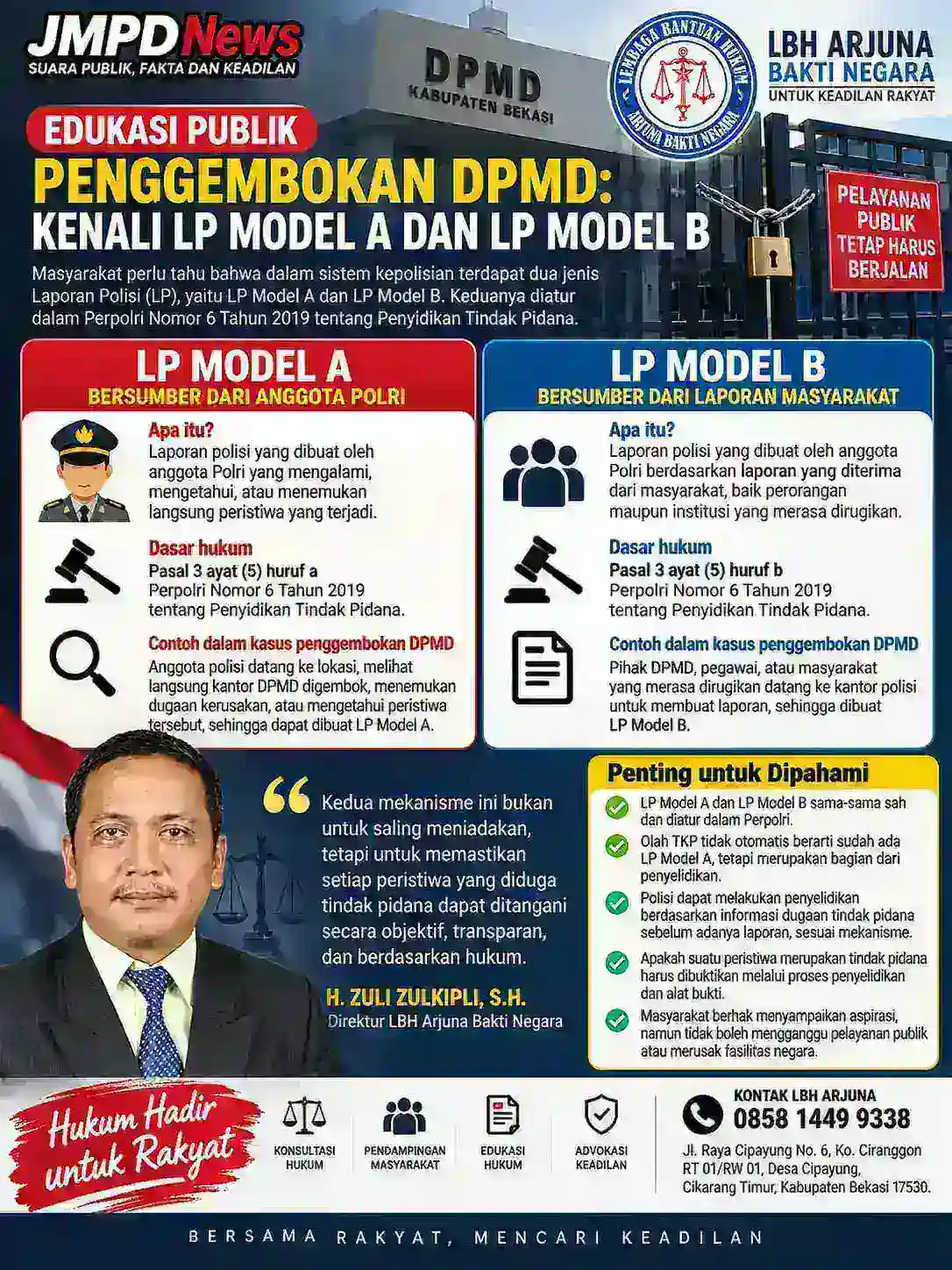 Penggembokan DPMD: Publik Perlu Tahu Ada LP Model A dan LP Model B
