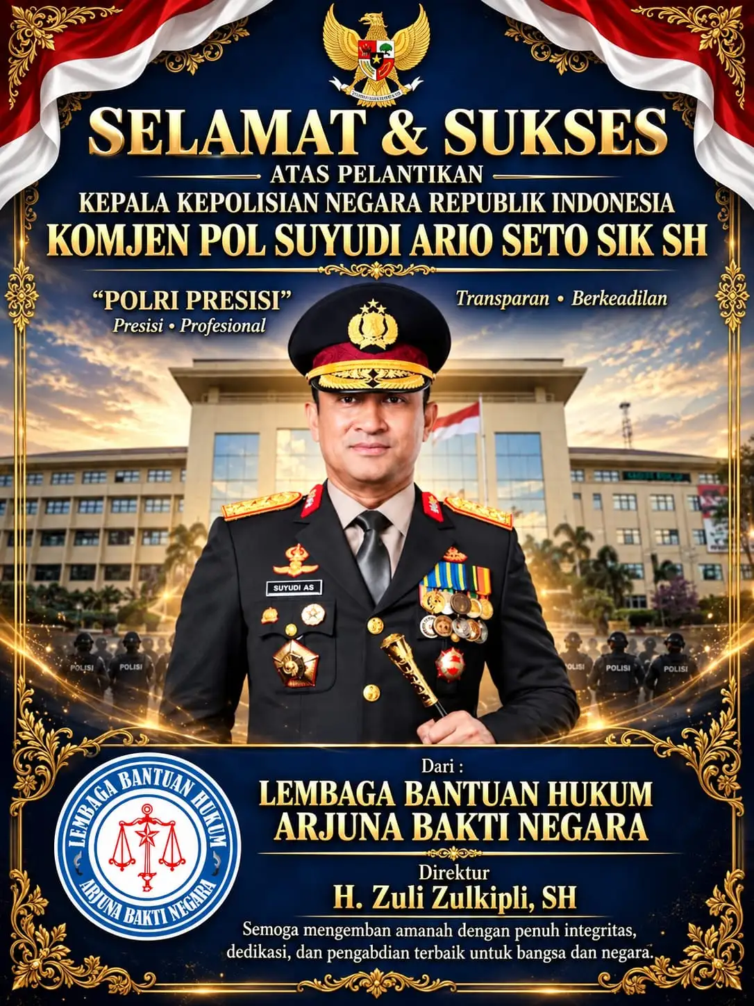Suyudi Ario Seto Disetujui DPR Jadi Kapolri, Pelantikan Dijadwalkan Siang Ini